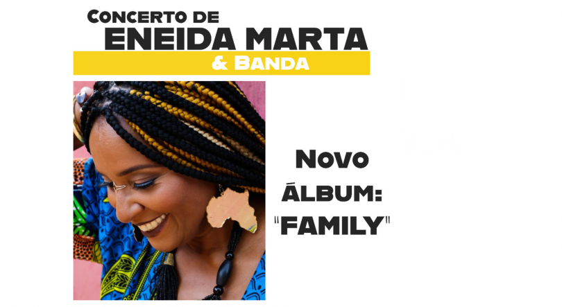 Imagem de Eneida Marta em concerto no Centro Cultural Franco – Bissau – Guineense