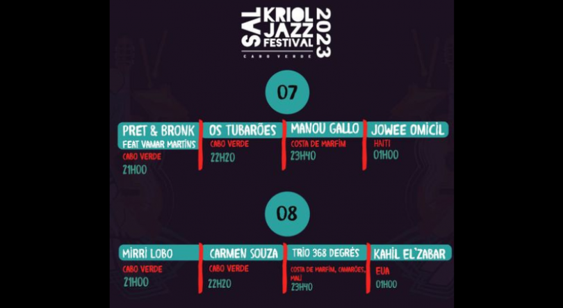 Imagem de 1º Festival Kriol Jazz Sal, em Santa Maria, ilha do Sal – Cabo Verde