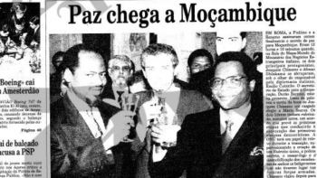 Imagem de Moçambique assinala 31 anos do acordo de paz