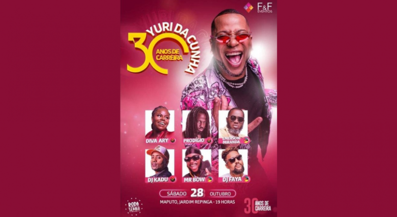 Imagem de Yuri da Cunha – 30 Anos – ao vivo em Moçambique