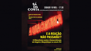 Imagem de Lançamento do livro “A luta continua e a reação não passará!?