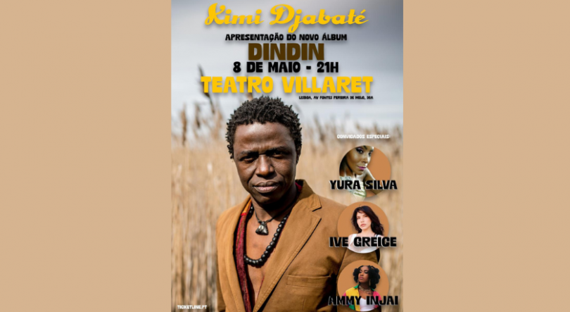 Imagem de Kimi Djabaté apresenta novo álbum DINDIN no Teatro Villaret