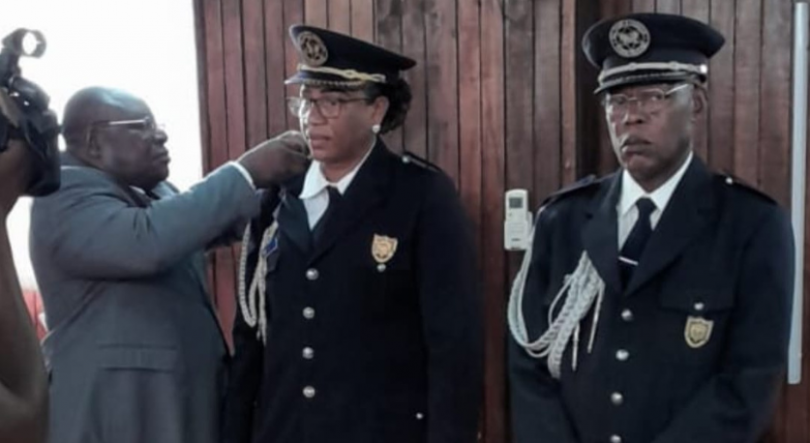 Imagem de Tereza Santiago é a primeira vice-comandante da Polícia Nacional de São Tomé e Príncipe