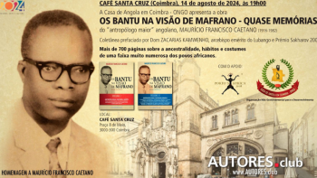 Imagem de Apresentação do livro “Os Bantu na visão de Mafrano: quase memórias” em Coimbra