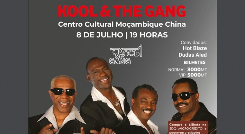 Imagem de “Kool & The Gang” a caminho de Maputo!