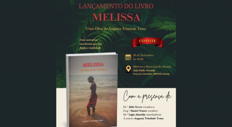 Imagem de Melissa – o livro de Augusta Trindade Tema