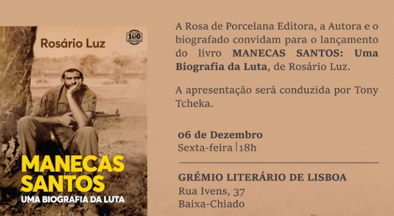 Imagem de Lançamento “Manecas Santos: Uma Biografia da Luta” – Lisboa