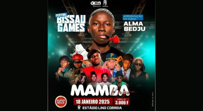 Imagem de Mamba Negra ao Vivo no Estádio Lino Correia, Bissau