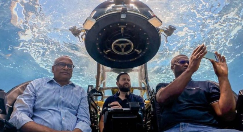 Imagem de PR maravilhado com a riqueza subaquática de Cabo Verde