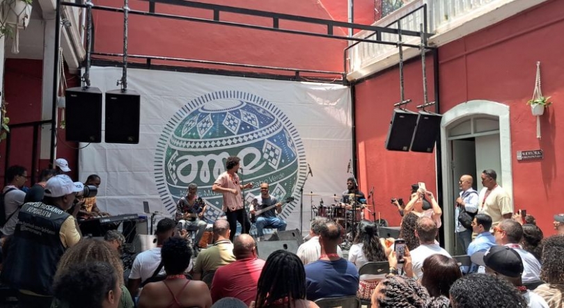 Imagem de Leroy Pinto no Atlantic Music Cabo Verde em direto na RDP África