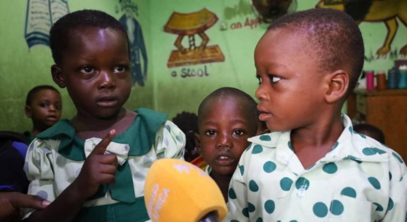 Imagem de Gana: Creche no Bairro da Lixeira