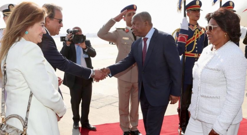 Imagem de PR angolano visita Cairo onde assina vários acordos com o governo egípcio