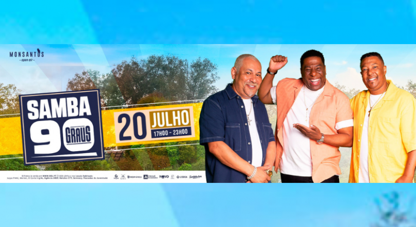 Imagem de Samba 90 graus – 20 julho no Monsantos Open Air