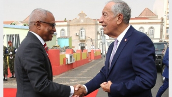Imagem de Termina hoje a visita do PR cabo-verdiano a Portugal
