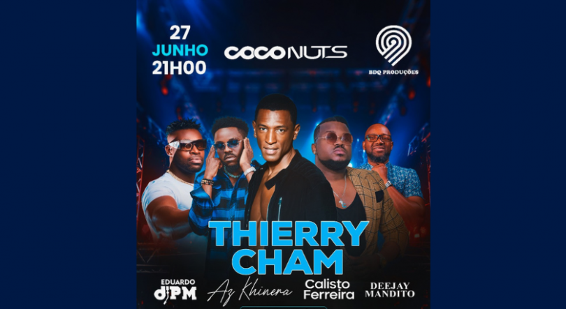 Imagem de Thierry Cham ao vivo em Maputo