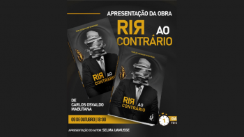 Imagem de Lançamento da obra poética “Rir ao Contrário”