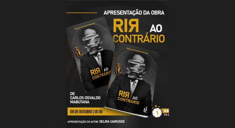 Imagem de Lançamento da obra poética “Rir ao Contrário”
