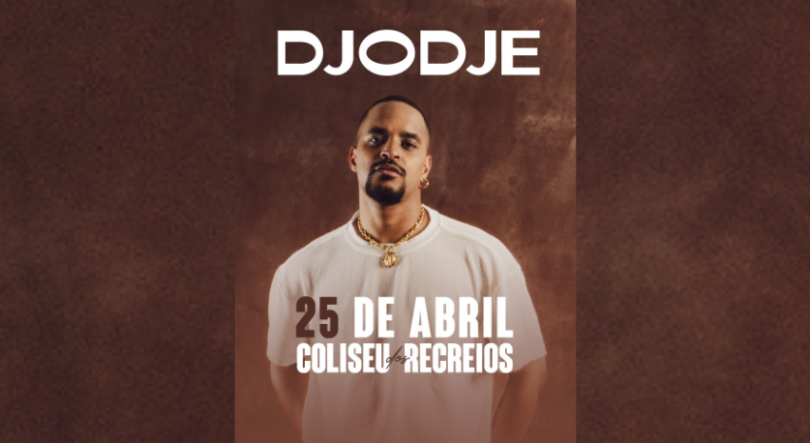 Imagem de Djodje atua no Coliseu dos recreios em Lisboa dia 25 de abril 2026