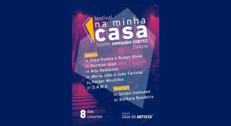 Imagem de Casa do Artista anuncia 2ª Edição do Festival na Minha Casa