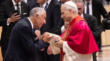 Imagem de Presidente português hoje no Vaticano