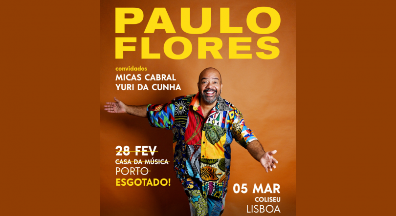 Imagem de Paulo Flores anuncia Yuri da Cunha e Micas Cabral nos concertos da Casa da Música e Coliseu dos Recreios