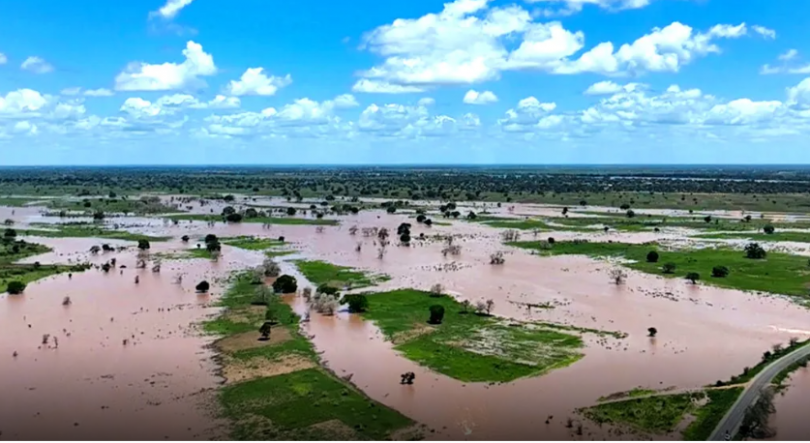 Imagem de Transbordo do rio Limpopo, quando ainda decorre ajuda às vítimas das cheias em Moçambique