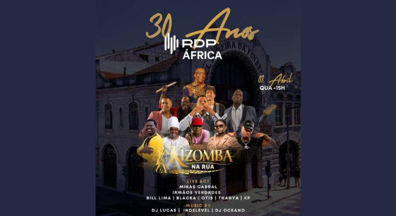 Imagem de Kizomba na Rua para celebrar os 30 anos RDP África