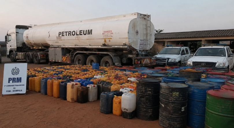 Imagem de Apreensão de mais de 40 mil litros de combustível em Moçambique