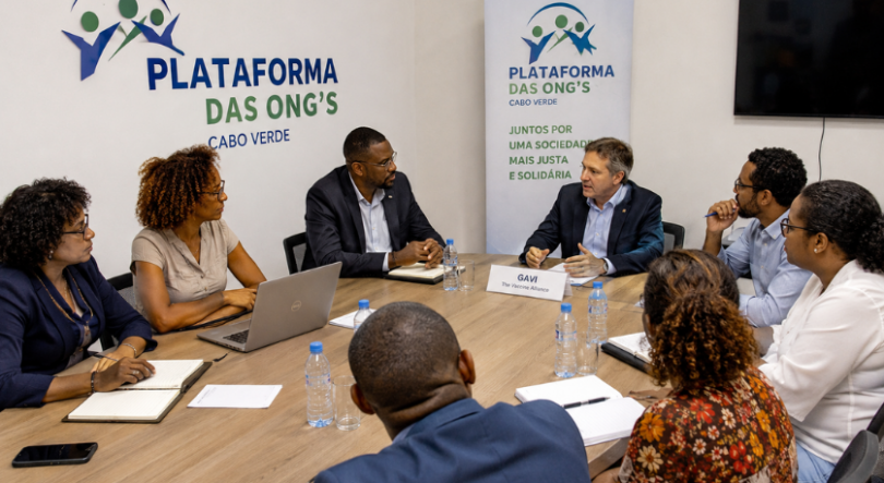 Imagem de Plataforma das ONG’s de Cabo Verde recebeu a visita do representante da GAVI
