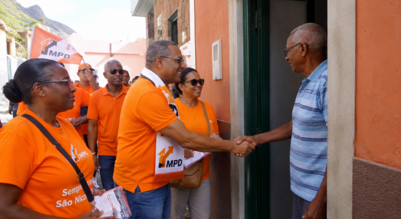 Imagem de Campanha eleitoral porta-a-porta do MPD em S. Nicolau