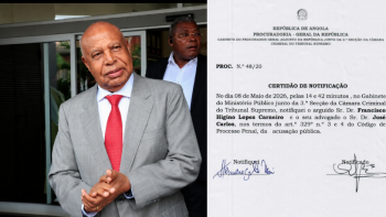 Imagem de Higino Carneiro ouvido pela PGR angolana