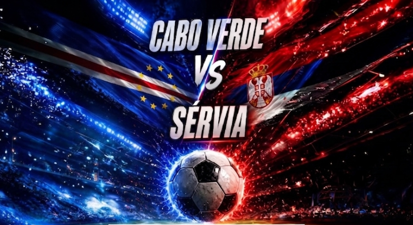 Imagem de Cabo Verde – Sérvia  Jogo de preparação para o mundial 2026