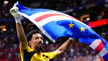 Imagem de Histórico o empate com a Espanha dos Tubarões Azuis de Cabo Verde