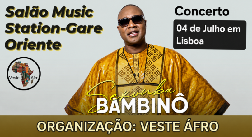 Imagem de Sekubá Bambinô atua em Lisboa a 4 de julho