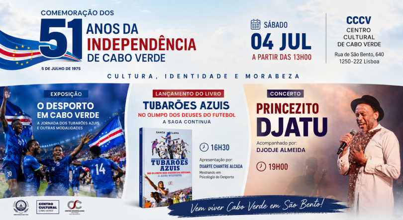 Imagem de CCCV celebra os 51 anos da Independência de Cabo Verde com exposições, lançamento de livro e concerto de Princezito