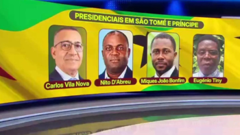Imagem de Entrevistas a três dos candidatos às eleições presidenciais em São Tomé e Príncipe