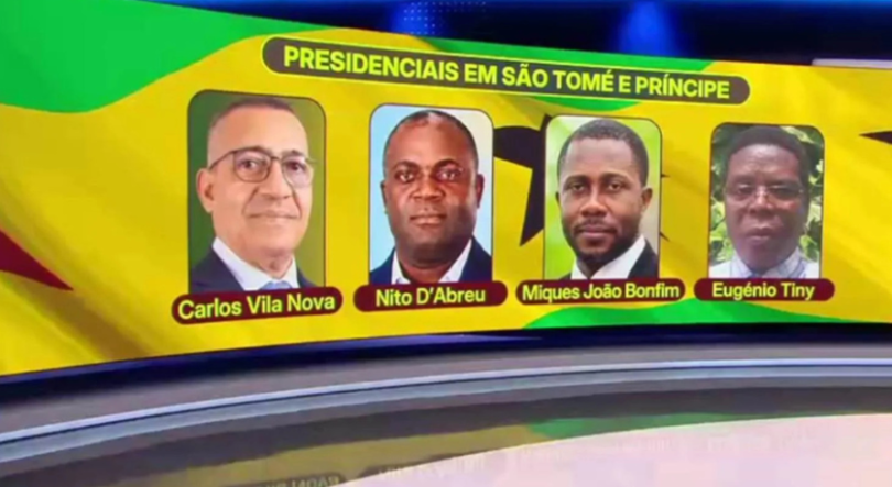 Imagem de Entrevistas a três dos candidatos às eleições presidenciais em São Tomé e Príncipe