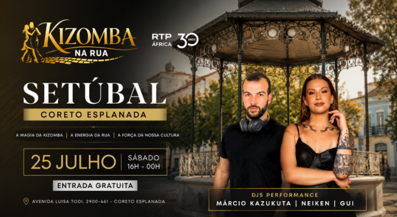 Imagem de Kizomba na rua RTP ÁFRICA regressa a Setúbal