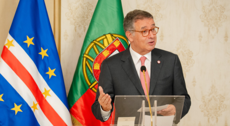 Imagem de Presidente português no último dia da visita de Estado a Cabo Verde