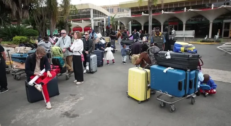 Imagem de A greve na aviação do Quénia a causar o caos