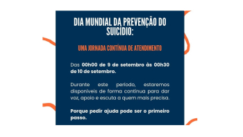Imagem de Linha SOS Voz Amiga de Portugal assinala Dia Mundial de Prevenção do Suicídio