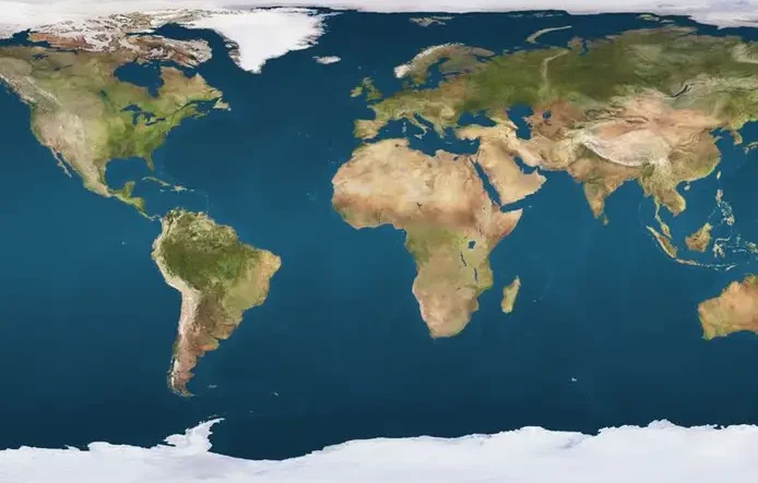 Imagem de África vai ter um tamanho maior, real, nos mapas em que o continente estiver representado