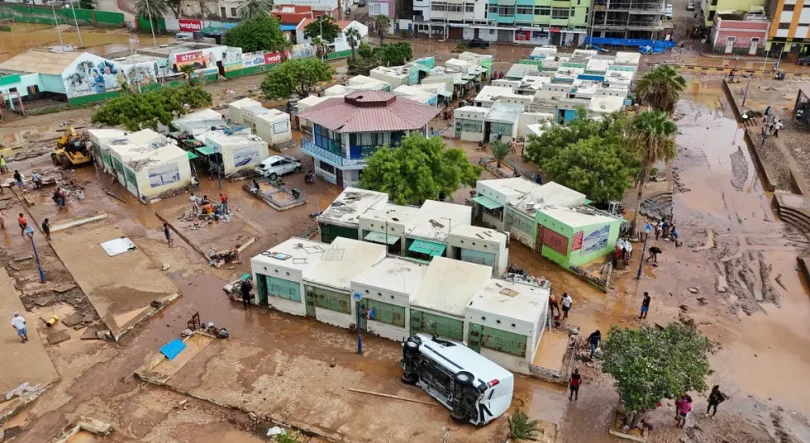 Imagem de Inundações, deslizamentos de terra e estradas cortadas em Cabo Verde devido à chuva