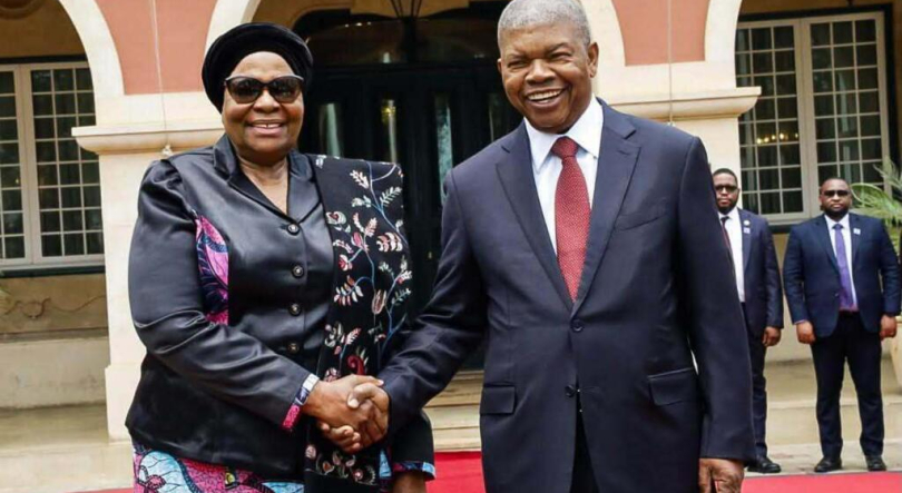 Imagem de A Presidente da Namíbia termina hoje uma visita a Angola